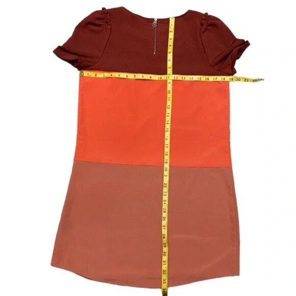 Maison Scotch & Soda Colour Block Mini Dress, Summer dress. - Picture 3 of 5